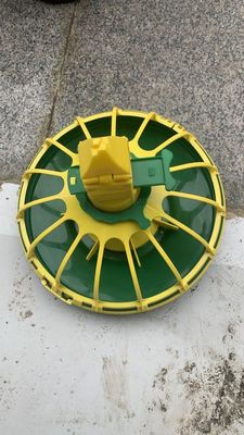 15 그릴 가금류 사육장 사료 팬 육계용 닭 사료 팬