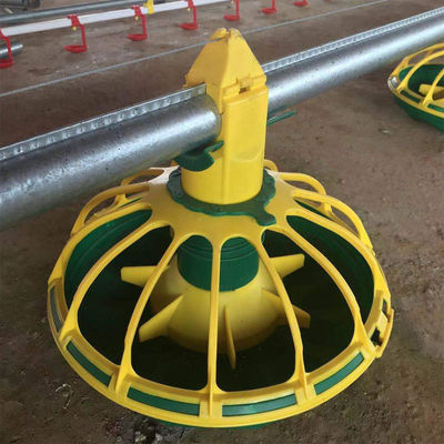 OEM/ODM 닭 모이 라인 Galavnized Stee Broiler Feeding System